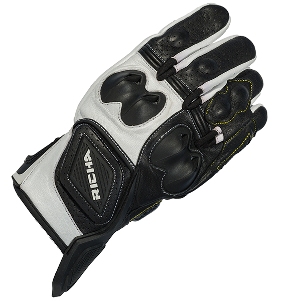 Richa RICHA INDY GLOVE BLACK/WHITE